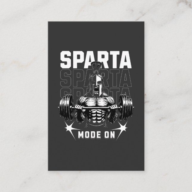 Sparta  business card (Front)