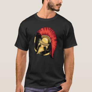 Sparta Helmet Warrior Spartacus Spartan Molon Lab T-Shirt