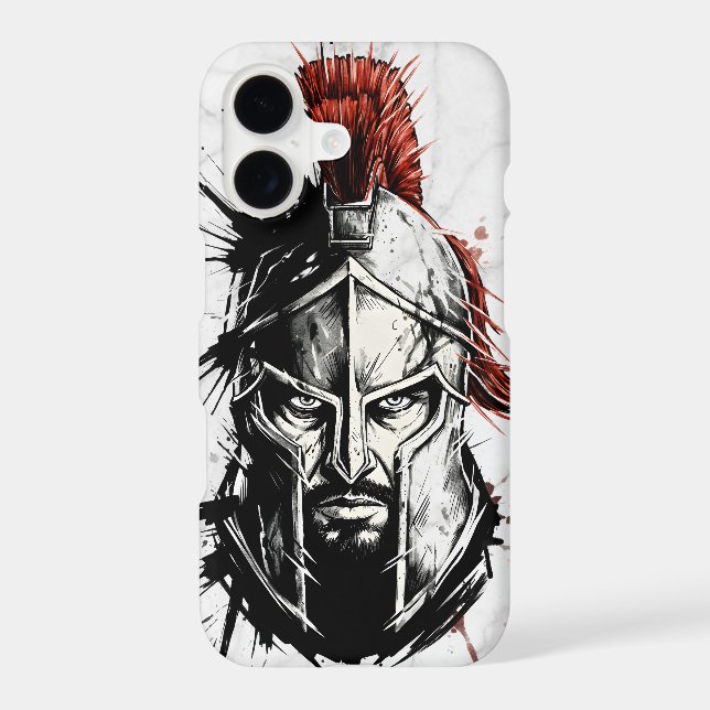 Spartan Fury iPhone Case (Back)