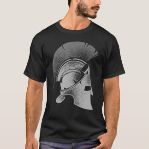 Spartan Greek Helmet  Cute Gladiator Men Women T-Shirt