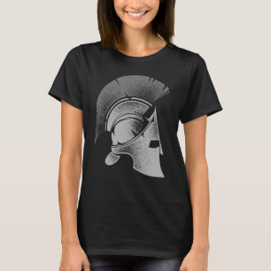Spartan Greek Helmet Cute Gladiator Men Women T-Shirt