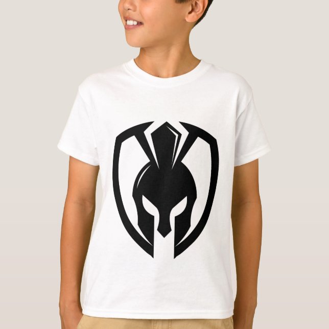 Spartan Helmet Boy T-Shirt (Front)