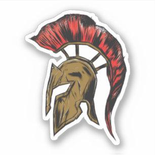 Spartan Helmet Illustration