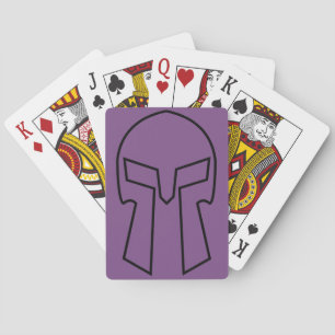 Spartan Helmet - Playing Cards, Standard Index fac Cards