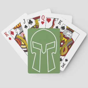 Spartan Helmet - Playing Cards, Standard Index fac Playing Cards