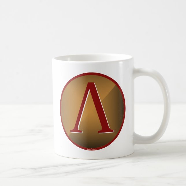 Spartan Lambda Shield Coffee Mug (Right)
