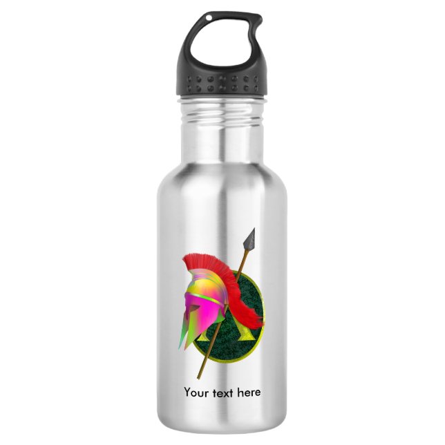 Spartan Or Greek Warrior 532 Ml Water Bottle (Front)