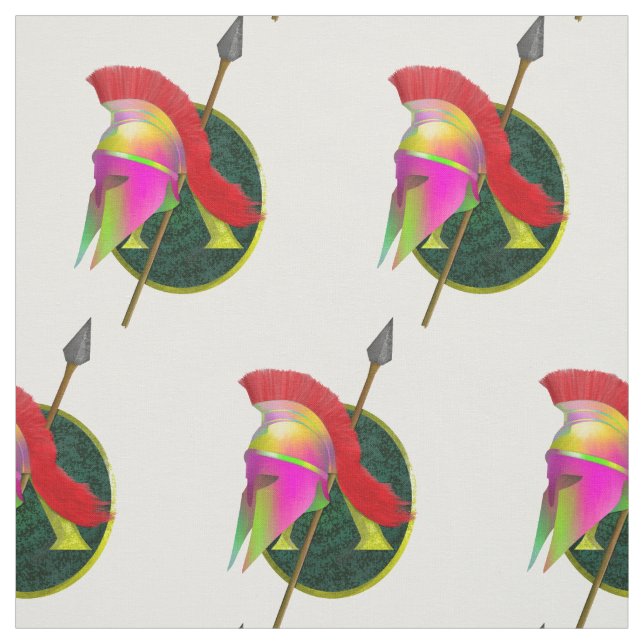 Spartan Or Greek Warrior Fabric (Swatch)