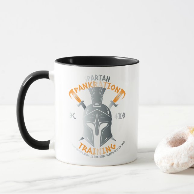 Spartan Pankration Training BC. 480 Mug (With Donut)