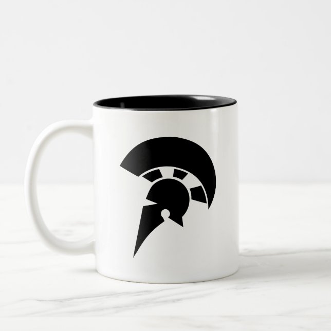 'Spartan' Pictogram Mug (Left)