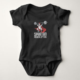 SPARTAN POWERLIFTING BABY BODYSUIT