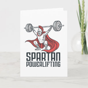 SPARTAN POWERLIFTING CARD