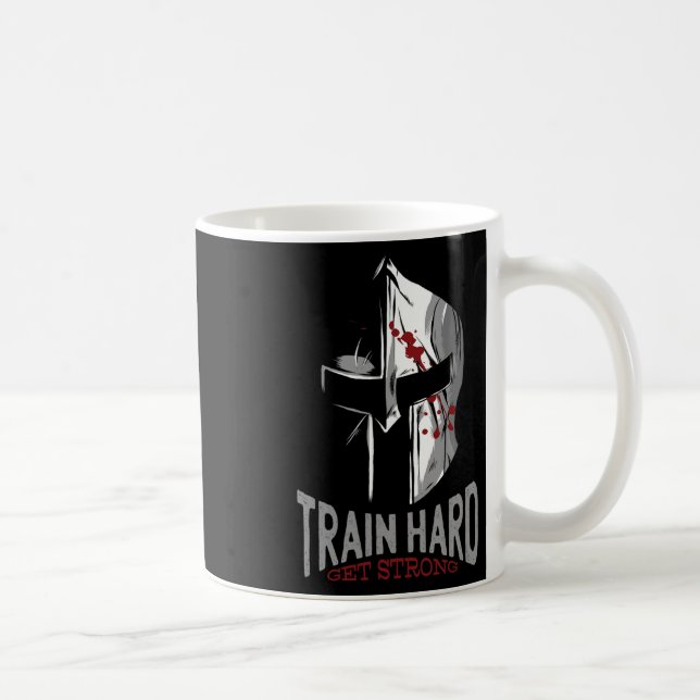 Spartan Sparta Helmet Gym Motivation Gift  Coffee Mug (Right)