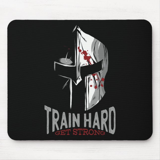 Spartan Sparta Helmet Gym Motivation Gift  Mouse Mat (Front)