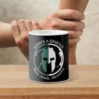 Spartan Strong Go Green Personalise Name