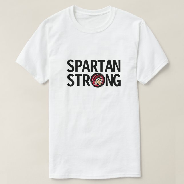 Spartan Strong. Personalised T-Shirt (Design Front)