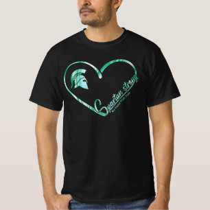 Spartan Strong We Stand With State Spartan Logo T-Shirt