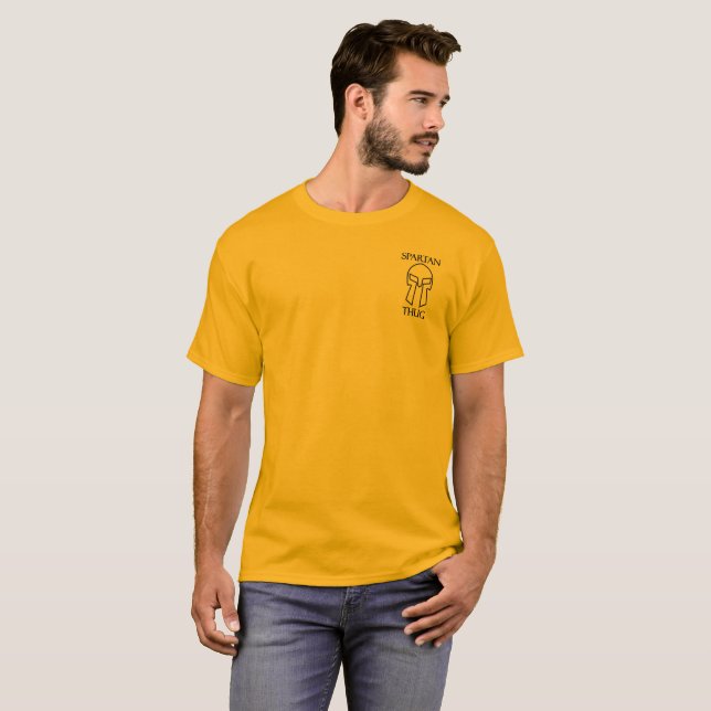 Spartan Thug - Men's Basic T-Shirt (Front Full)