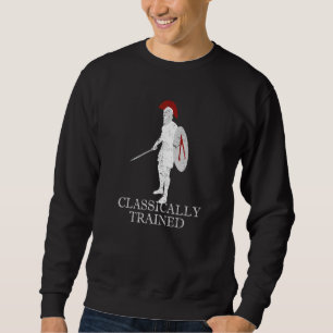 Spartan Warrior Ancient Greek Hoplite History Spar Sweatshirt