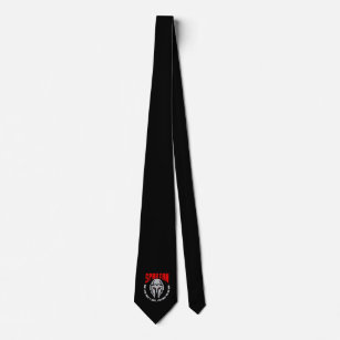 Spartan Warrior Gift Fitness Gym workout Tie