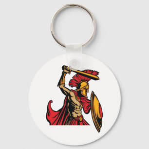 Spartan Warrior Keychain