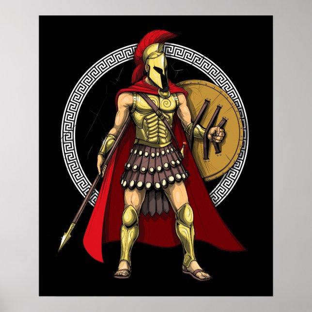 Spartan Warrior Poster (Front)