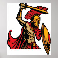 Spartan Warrior Poster