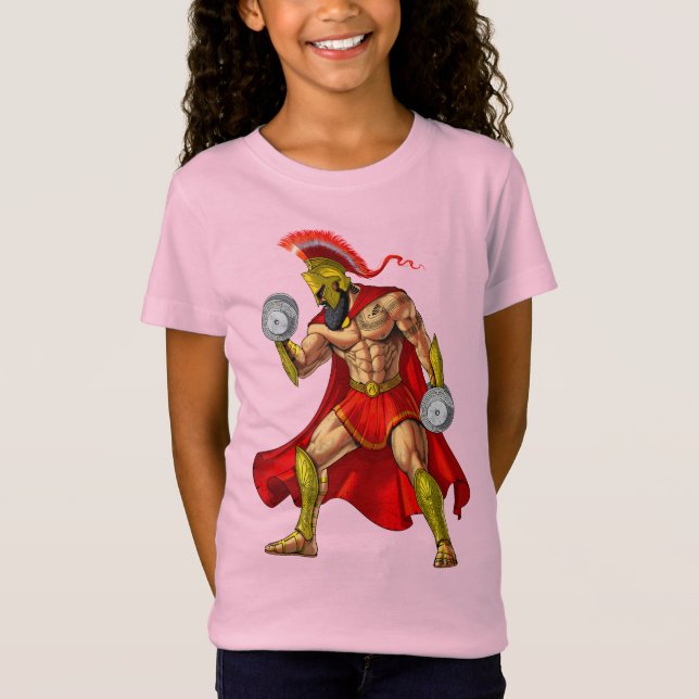 Spartan Warrior Weightlifting T-Shirt (Front)
