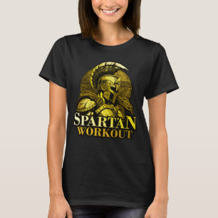 Spartan Workout Greek Gladiator Gym Sparta Mytholo T-Shirt