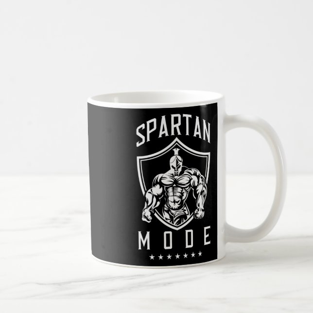 Spartan Workout Mode Fitness Gym Sparta Bodybuildi Coffee Mug (Right)