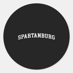 Spartanburg  classic round sticker