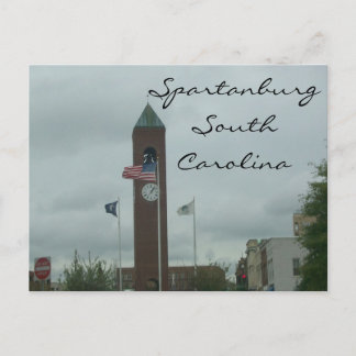 Spartanburg, SC Postcard
