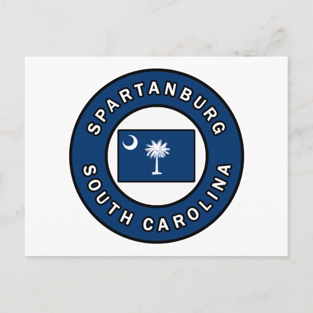 Spartanburg South Carolina Postcard (Front)