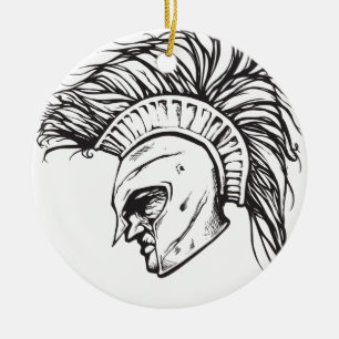 Spartans Ceramic Tree Decoration
