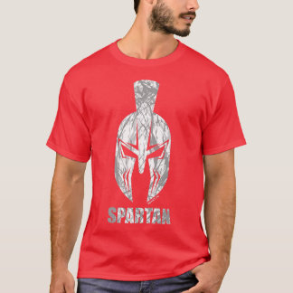 SpartanSpartan HelmetGym Motivation Fitness Saying T-Shirt