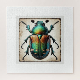 Spasalus beetle 220824IREF201 - Watercolor Jigsaw Puzzle