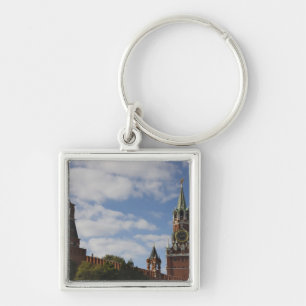 Spasskaya Tower in Red Square, Moscow, Russia Key Ring