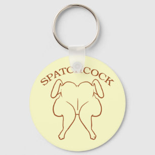 Spatchcock Chicken Key Ring