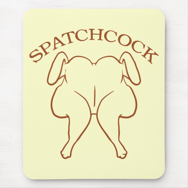 Spatchcock Chicken Mouse Mat (Front)