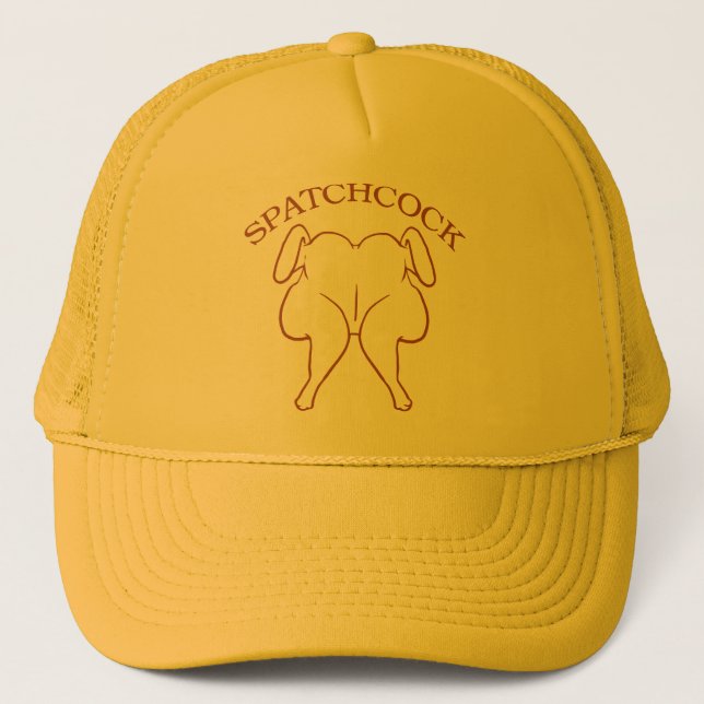 Spatchcock Chicken Trucker Hat (Front)