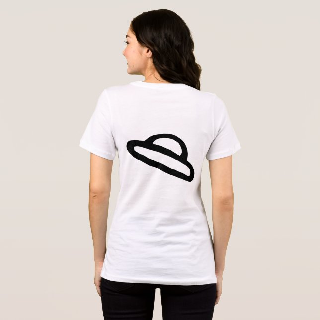 Spatial creativity at your door Tri-Blend shirt (Back Full)