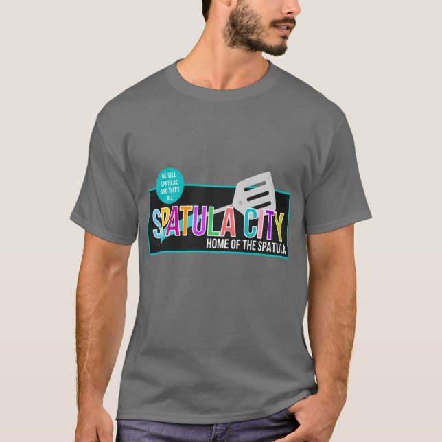 Spatula City funny T-Shirt (Front)