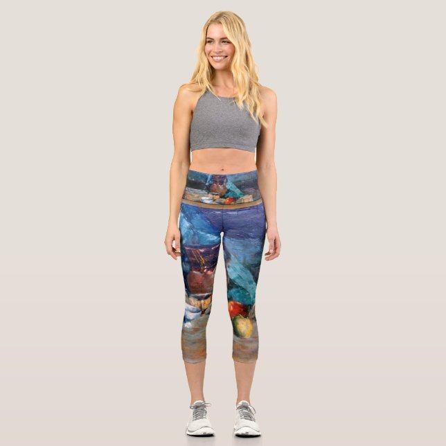 Spatula warder capri leggings (Front)