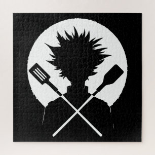 Spatulas Funny Cooking Wild Chef Jigsaw Puzzle