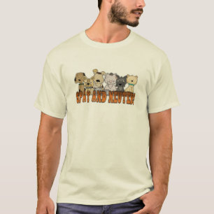 Spay and Neuter Cats and Dogs Animals T-Shirt