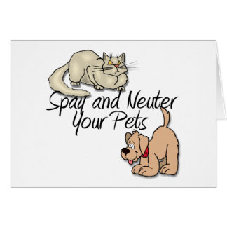 Spay and Neuter Your Pets