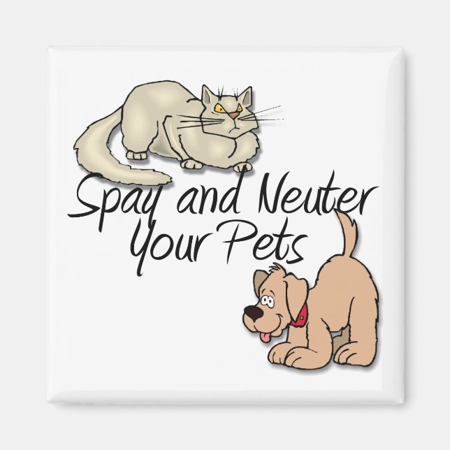 Spay and Neuter Your Pets Magnet (Front)