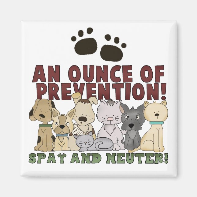 Spay and Neuter Your Pets Magnet (Front)