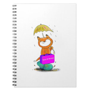 spay n neuter cat notebook
