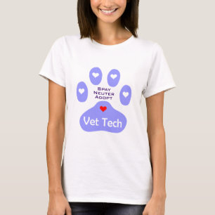Spay, Neuter, Adopt Vet Tech T-Shirt